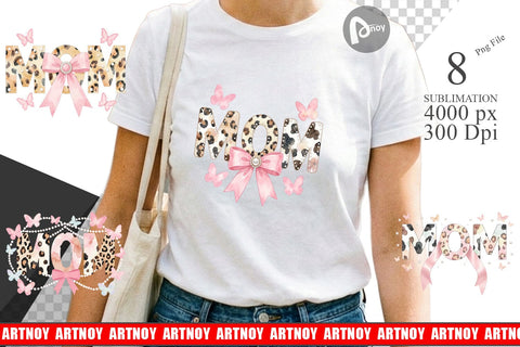 Sublimation Soft Pastel MOM Animal Print Sublimation artnoy 