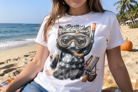 Sublimation Spooky Awkward Beach Creature Panic Quotes Sublimation artnoy 