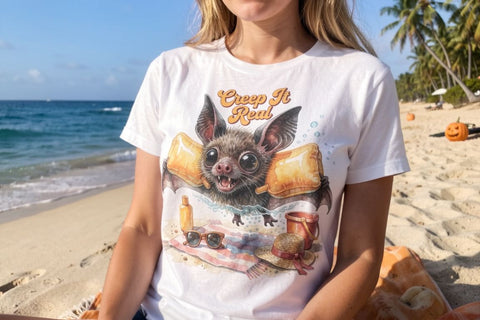 Sublimation Spooky Awkward Beach Creature Panic Quotes Sublimation artnoy 