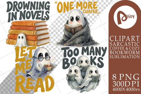 Sublimation Spooky Bookish Reading Ghost Quotes Sublimation artnoy 