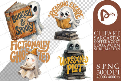 Sublimation Spooky Bookish Reading Ghost Quotes Sublimation artnoy 