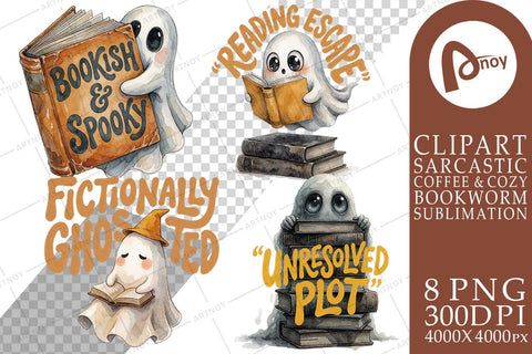 Sublimation Spooky Bookish Reading Ghost Quotes Sublimation artnoy 