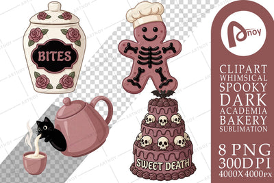 Sublimation Spooky Gothic Sweets Bakery Sublimation artnoy 