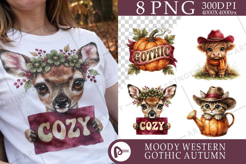 Sublimation Spooky Homestead Harvest Animals SVG artnoy 