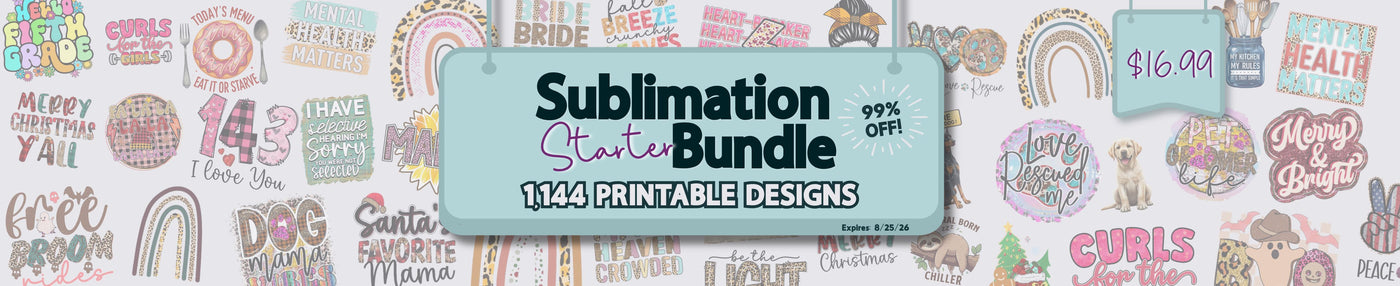 Sublimation Starter Bundle [Reg. $1689] 99% Off