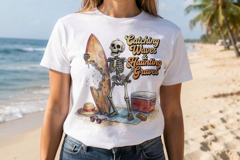 Sublimation Sunburnt Tired Skeleton Beach Moods Sublimation artnoy 