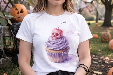 Sublimation Sweet Pastel Goth Halloween Bakery SVG artnoy 