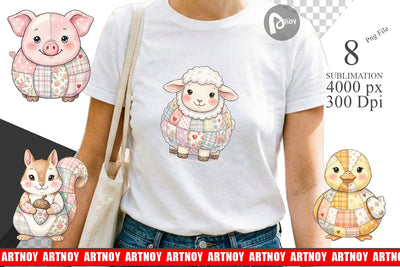 Sublimation Sweet Picnic Patchwork Watercolor Sublimation artnoy 