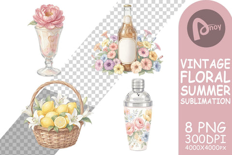 Sublimation Sweet Summer Treats Soft Watercolor Sublimation artnoy 
