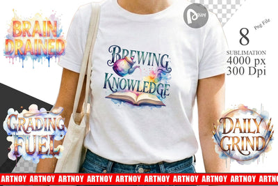 Sublimation Teacher Coffee Quotes Sublimation artnoy 