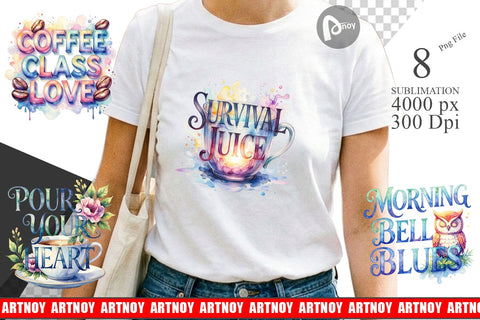 Sublimation Teacher Coffee Quotes Sublimation artnoy 