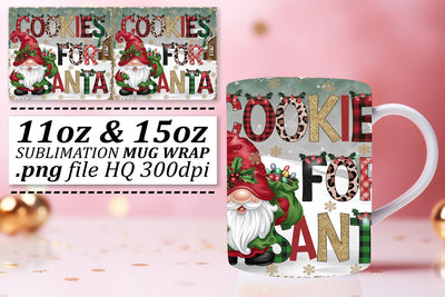 Sublimation templates, enhance your drinkware collection! , Gnomes Sublimation afrosvg 