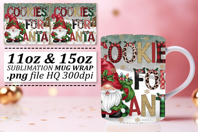 Sublimation templates, enhance your drinkware collection! , Gnomes Sublimation afrosvg 