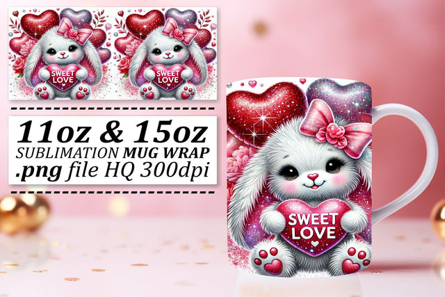 Sublimation templates for 11oz and 15oz mugs, get started! , Valentines Sublimation afrosvg 