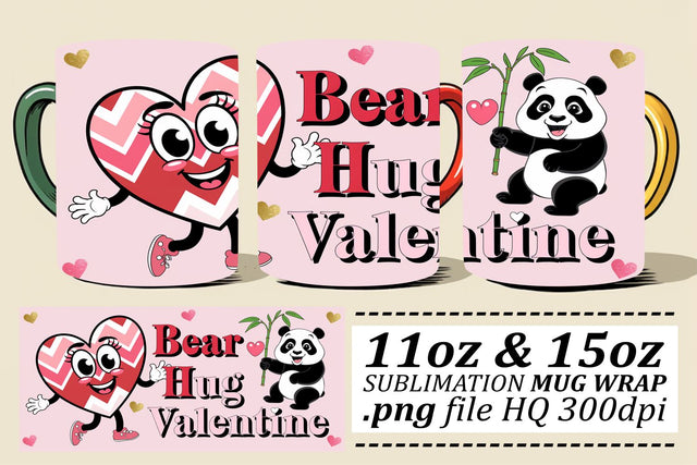 Sublimation templates, ideal for personalized gifts! , Valentines Sublimation afrosvg 