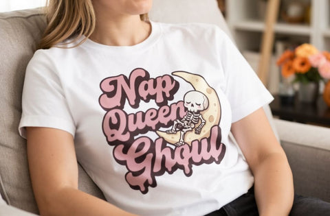 Sublimation Tired Ghoul Club Retro Halloween SVG artnoy 