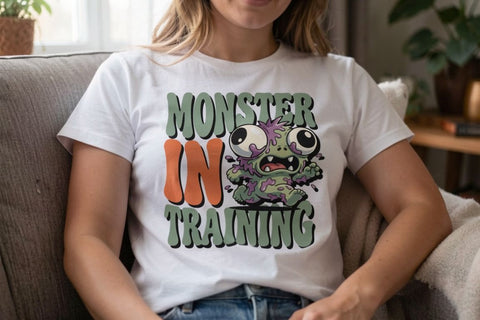 Sublimation Tired Spooky Mama Retro Halloween Sublimation artnoy 