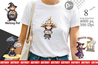 Sublimation Tired Summerween Witch Sublimation artnoy 