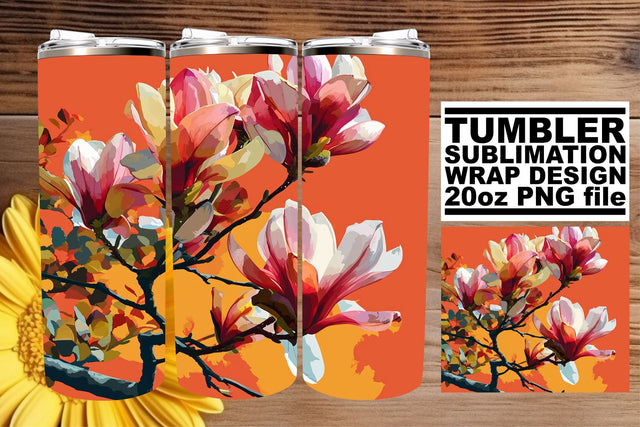 Sublimation Tree Artistry for Tumblers - 20oz Sublimation afrosvg 