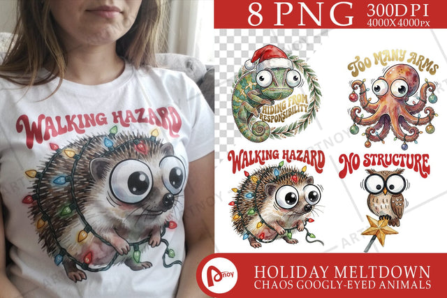 Sublimation Tree Decorating Meltdown Animals Sublimation artnoy 