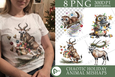 Sublimation Tree Disaster Zone & Tinsel Chaos Sublimation artnoy 