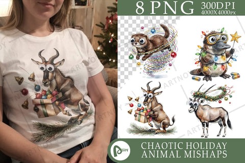 Sublimation Tree Disaster Zone & Tinsel Chaos Sublimation artnoy 