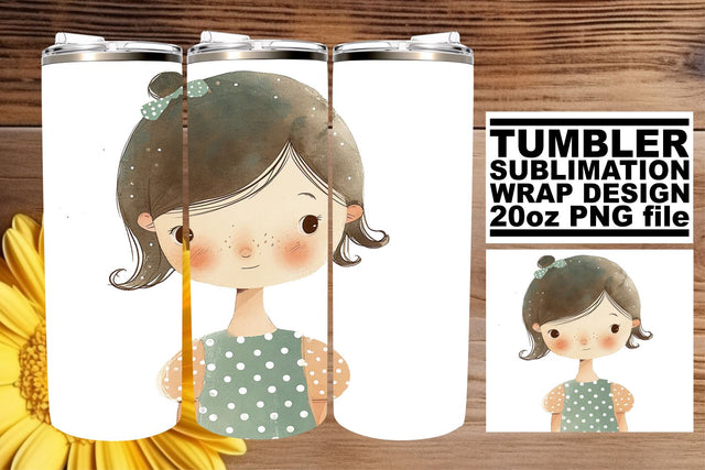 Sublimation Tumbler Art with Boho Children Sublimation afrosvg 