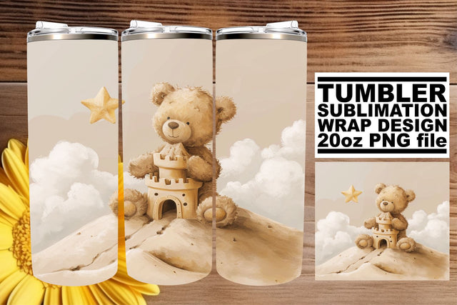 Sublimation Tumbler with Cute Watercolor Babies Sublimation afrosvg 