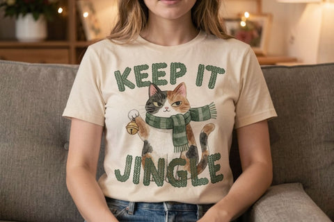 Sublimation Ugly Sweater Judgmental Cat Choir Sublimation artnoy 