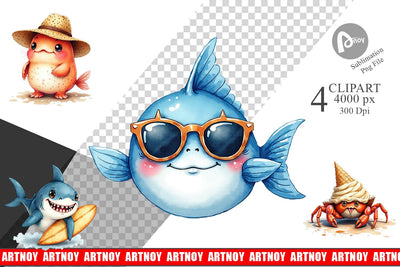 Sublimation UglyCute Ocean Oddities Sublimation artnoy 