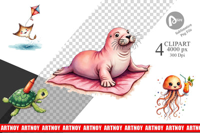 Sublimation UglyCute Ocean Oddities Sublimation artnoy 
