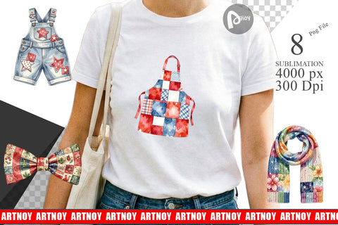 Sublimation Vintage USA Patchwork Accessories Sublimation artnoy 