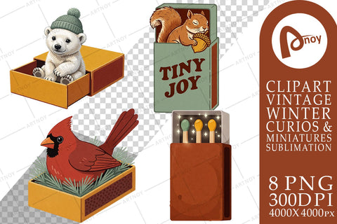 Sublimation Vintage Winter Matchbox Adventures Sublimation artnoy 