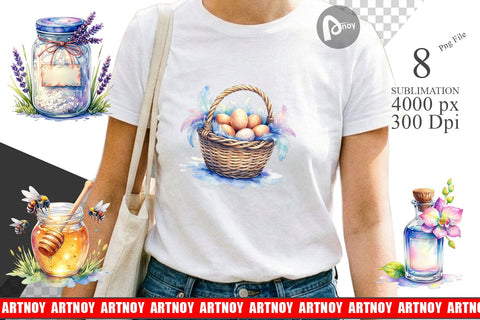 Sublimation Watercolor Baking Essentials Sublimation artnoy 