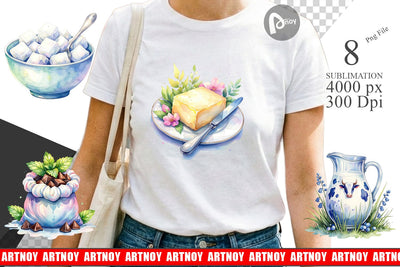 Sublimation Watercolor Baking Essentials Sublimation artnoy 