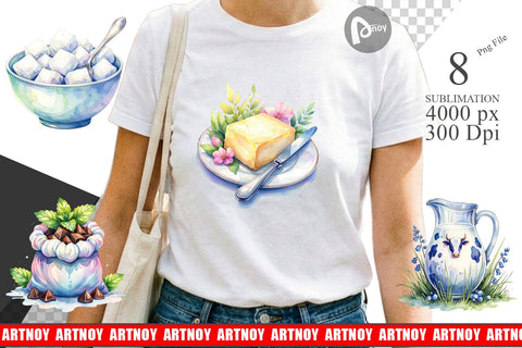 Sublimation Watercolor Baking Essentials Sublimation artnoy 