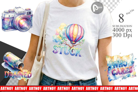 Sublimation Watercolor Cynical Travel And Hiking Art Sublimation artnoy 