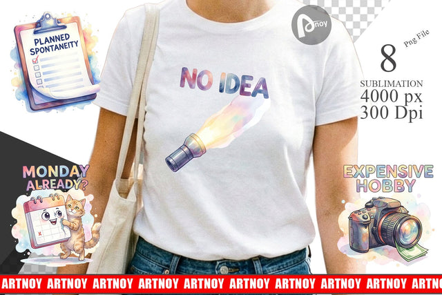 Sublimation Watercolor Funny Sarcastic Gear Quotes Sublimation artnoy 