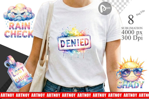 Sublimation Watercolor Grumpy Sky Travel Quotes Sublimation artnoy 