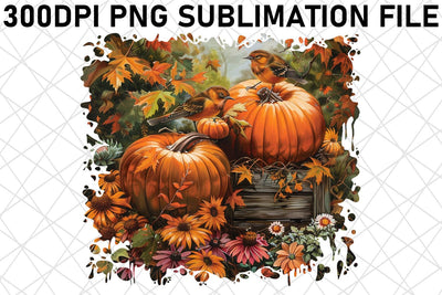 Sublimation Watercolor Print Fall Landscape PNG Sublimation afrosvg 