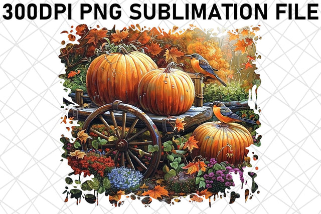 Sublimation: Watercolor Print Fall Landscape Sublimation Sublimation afrosvg 