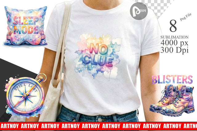 Sublimation Watercolor Sarcastic Wanderlust Quotes Sublimation artnoy 