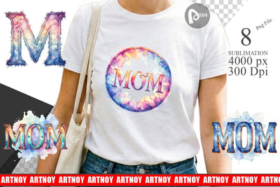Sublimation Watercolor Western Mom Sublimation artnoy 