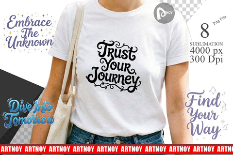 Sublimation Whimsical Journey Post Grad Quotes Sublimation artnoy 