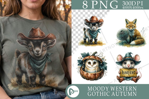 Sublimation Whimsical Twilight Harvest Friends SVG artnoy 