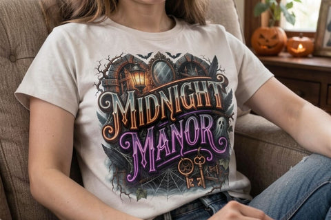 Sublimation Wicked Vibrant Neon Retro Halloween Typography Sublimation artnoy 