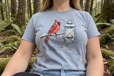 Sublimation Winter Cabin Woodland Friends Watercolor Sublimation artnoy 