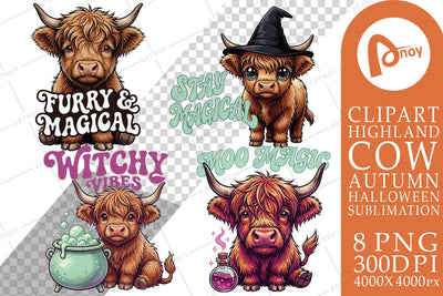 Sublimation Witchy Magic Potion Highland Cows Quotes Sublimation artnoy 