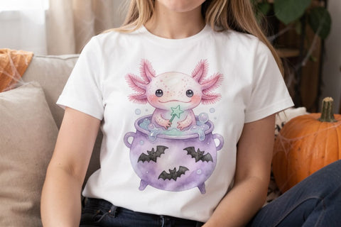 Sublimation Witchy Wizard Pastel Goth Axolotls Sublimation artnoy 
