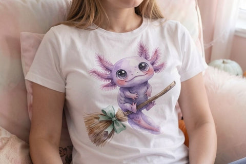 Sublimation Witchy Wizard Pastel Goth Axolotls Sublimation artnoy 